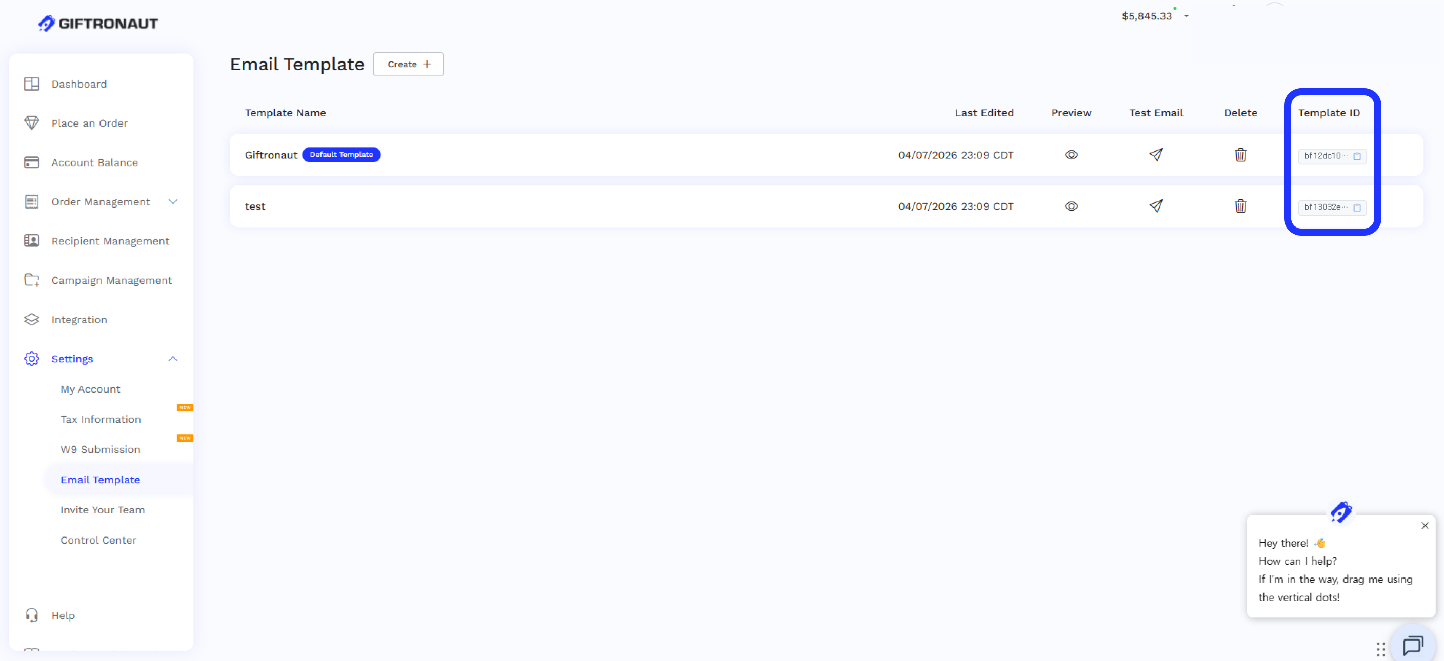 Portal email template guide step 4